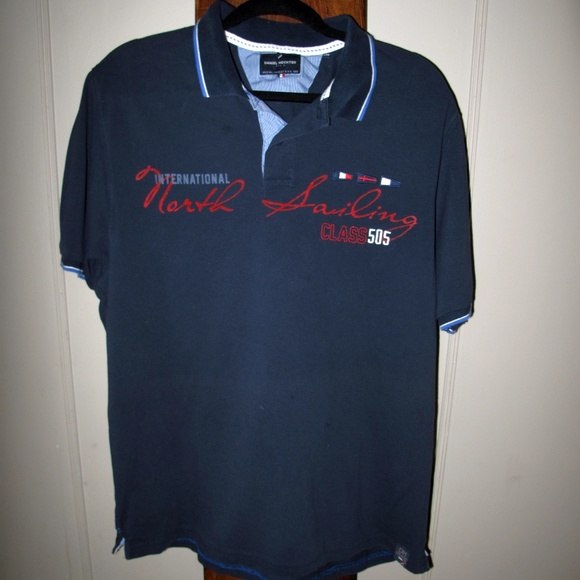 DANIEL HECHTER PARIS Sailing Polo Shirt Men's XXL - Picture 1 of 15